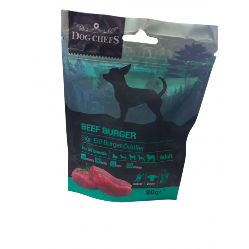Dog Chefs Sığır Etli Tahılsız Köpek Ödülü 80Gr