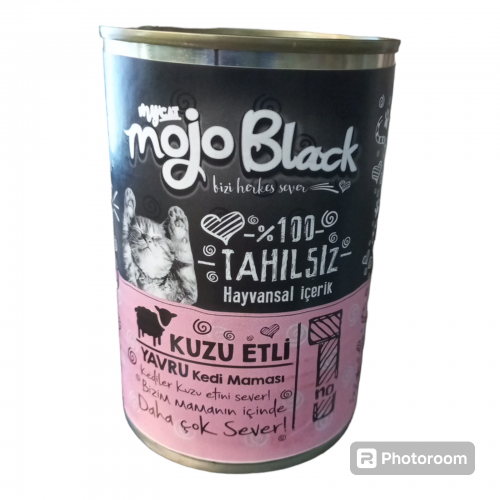 Mojo Black Tavuk Etli Yavru Kedi Konservesi 400Gr