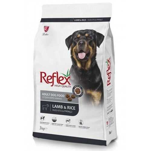 Reflex Reflex Kuzu Eti Ve Pirinçli Yetişkin Köpek Maması 3Kg
