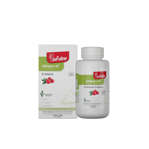 Urinary+D Tablet (Kedi Ve Köpekler İçin İdrar Yolu Düzenleyen Bağışıklık Sistemi Güçlendirici Tablet)