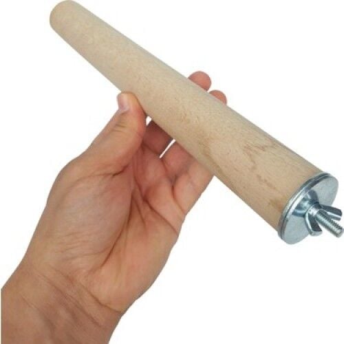 Getreide Büyük Papağan Tüneği 25 Cm 36 Mm / Doğal Ahşap Kuş Tüneği