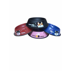 Pet Product Avc-25 Dg-1085 Renkli Çelik Mama Kabı 22Cm