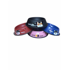 Pet Product Avc-25 Dg-1085 Renkli Çelik Mama Kabı 22Cm