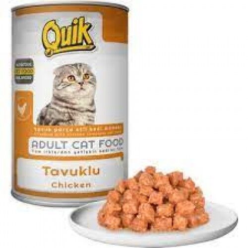 Quik Tavuklu Yetişkin Kedi Konservesi 415Gr
