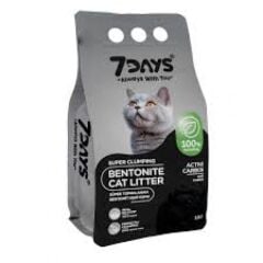 7 Days Carbon Grey Aktif Karbonlu Kmu 10 Lt Kedi Kumu