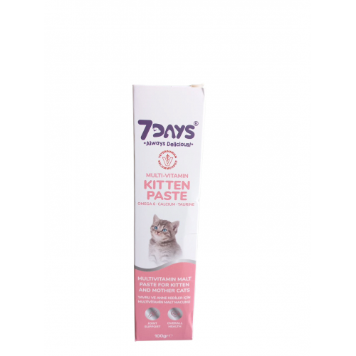 7 Days Kitten Paste 100 Gram - Yavru Kedi Gelişim Macunu