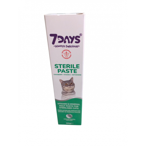 7 Days Sterilise Paste 100 Gram - Kısırlaştırılmış Kediler İçin Vitamin Ve Mineralli Macun