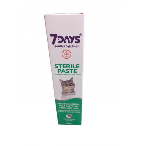 7 Days Sterilise Paste 100 Gram - Kısırlaştırılmış Kediler İçin Vitamin Ve Mineralli Macun
