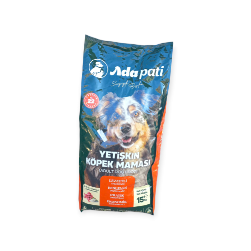 Adapati Ada Pati Kuzu Etli Ve Pirinçli Yetişkin Köpek Maması 15 Kg.