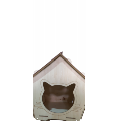 Ahşap Kedi Evi