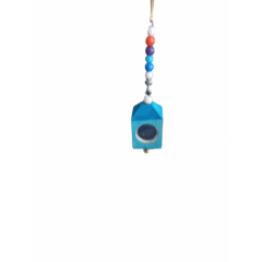 Ahşap Kuş Oyuncağı Fener Aynalı Zilli