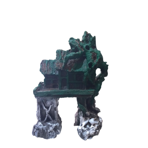 Akvaryum Dekor Kaya Ev Orta Boy