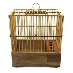 Bambu Saka Kafes 17X28X32 Cm Ahşap Kafesler