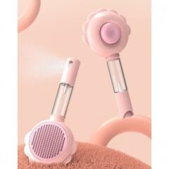 Basmalı Telli Su Sprey Hazneli Hayvan Fırçası Çift 2In 1