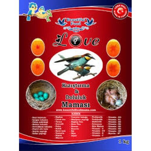 Beatifulfood Kızıştırma Doluluk  Kuş Maması 500Gr.