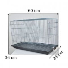 Çiftane Bölmeli Üretim Kuş Kafesi