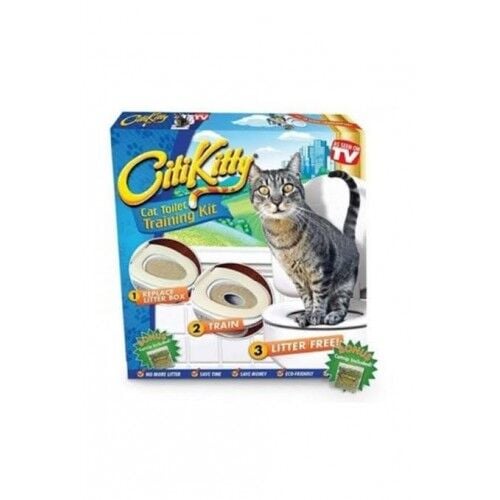City Citi Kitty Kedi Tuvalet Eğitim Seti Klozet Alıştırma Aparatı