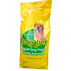 Econature Kuzu Etli Yetişkin Köpek Maması - 15 Kg