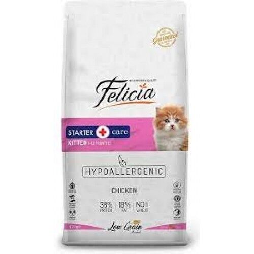 Felicia Hypoallergenic Tavuklu Düşük Tahıllı Yavru Kedi Maması 2 Kg