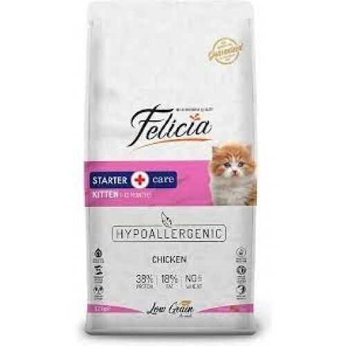 Felicia Hypoallergenic Tavuklu Düşük Tahıllı Yavru Kedi Maması 2 Kg