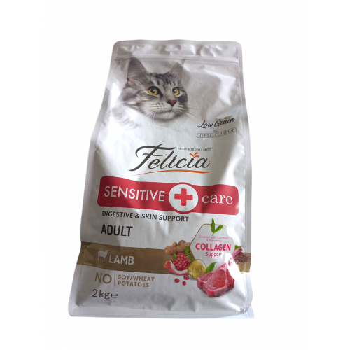 Felicia Yetişkin Kuzu Etli Kedi Maması - 2 Kg