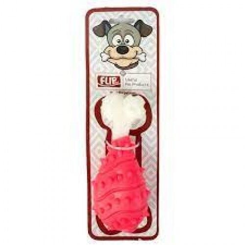 Flip Köpek Oyuncak Plastik Dental Tavuk Budu 17 Cm Kemik