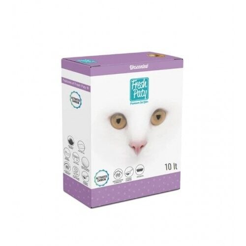Fresh Paty Unscented Kokusuz Aktif Carbonlu Topaklaşan Kedi Kumu 10 Lt.