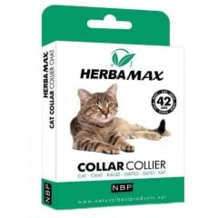 Herba Max Kediler İçin Doğal Pire Tasması 42 Cm