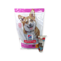 Hills Adult Small Miniature Hindi-Tavuk Küçük Irk Köpek Maması 1.5 Kg (Malt Pasta Hediyeli)