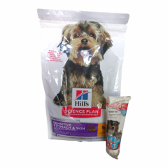 Hills Small Miniature Sensitive StomachSkin Hassas Köpek Maması 1.5Kg ( Malt Paste Hediyeli)