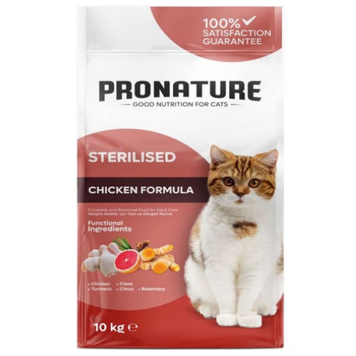 Pronature Sterilised Chicken Formula 10 kg