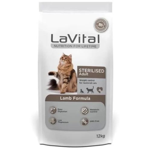 LaVital Sterilised Adult Lamb Formula 12 kg