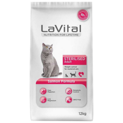 LaVital Sterilised Adult Salmon Formula 12 kg