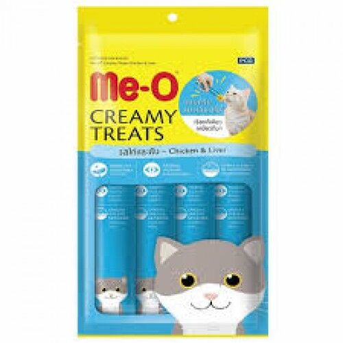 Meo Tavuklu Ve Ciğerli Krema Kedi Ödülü 4X15Gr