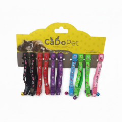 CaDoPet Kedi Boyun Tasması Çıngıraklı – Karışık Renkler