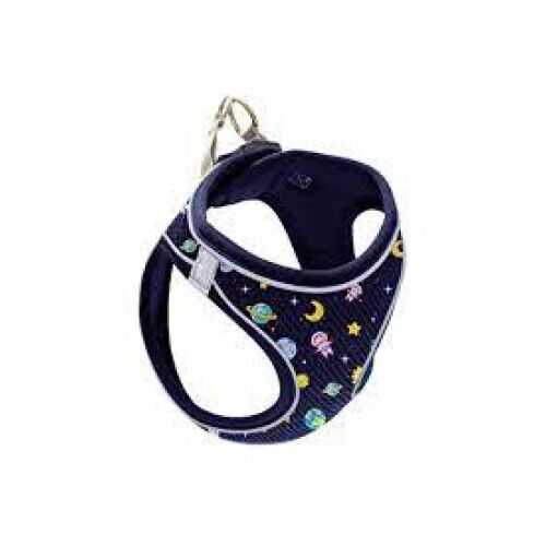 Mita Air Mesh Kedi Köpek Göğüs Tasması Çift Reflektörlü, Terletmeyen Uzay 3Xs