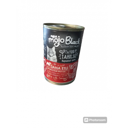 Mycat Mojo Black No :2 Tahılsız  Dana Etli Yetişkin Kedi Konservesi 400gr
