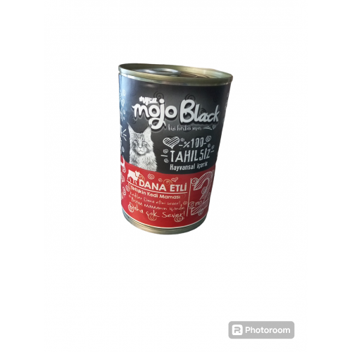 Mycat Mojo Black No :2 Tahılsız  Dana Etli Yetişkin Kedi Konservesi 400gr