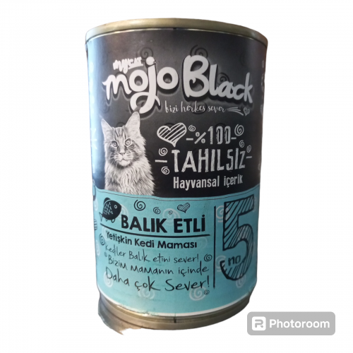 Mycat Mojo Black No :5 Tahılsız Balık Etli Yetişkin Kedi Konservesi 400gr