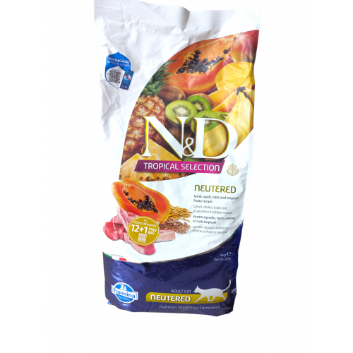 N&D prime Cat Tropical Selection Chiecken Neutered 10Kg