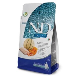 N&D prime Ocean Balkabaklı Balık Ve Karidesli Yavru Kedi Maması 1.5