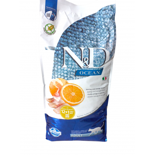 N&D prime Ocean Ringa Portakal  Aldut 10Kg.