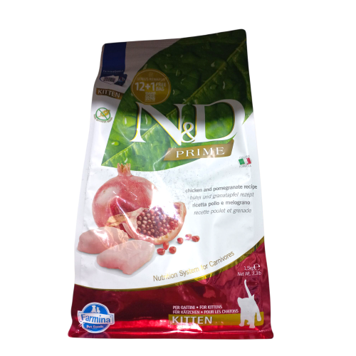 N&D Prime Tavuklu Ve Narlı Kıttın 1.5Kg.