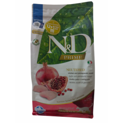 N&D prime Tahılsız Tavuklu Narlı Kısırlaştırılmış Kedi Maması 1,5 Kg
