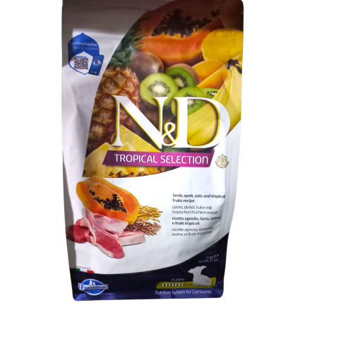 N&D Tropical Selection Kuzu Etli Mini Puppy Köpek Maması 1,5Kg.