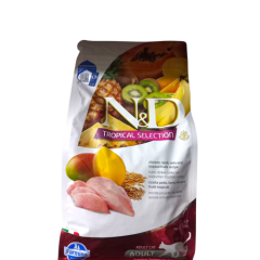 N&D prime Tropical Selection Tavuklu Ve Tropikal Meyveli Yetişkin Kedi Maması 1,5 Kg