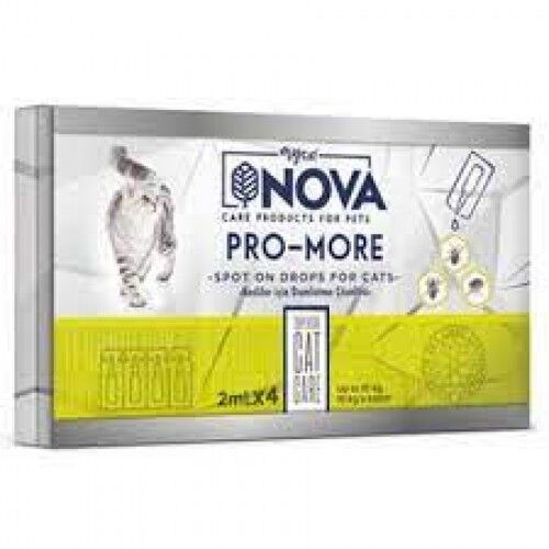 Nova Kediler İçin (1-10 Kg) Deri Ve Tüy Bakımı Ense Damlası 2Ml