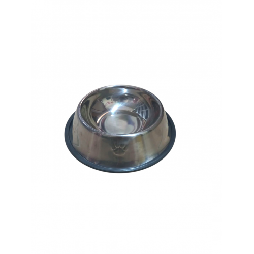 Pati Desenli Çelik Mama Kabı 22 Cm - 24 Oz