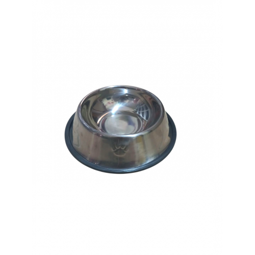 Pati Desenli Çelik Mama Kabı 22 Cm - 24 Oz