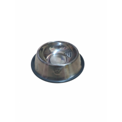 Pati Desenli Çelik Mama Kabı 22 Cm - 24 Oz